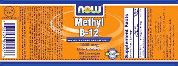 NOW Methyl B-12 1000 mcg - supplement