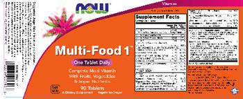 NOW Multi-Food 1 - supplement