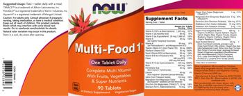 NOW Multi-Food 1 - supplement