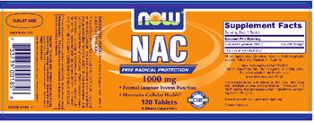 NOW NAC 1000 mg - supplement