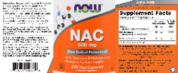 NOW NAC 600 mg - supplement