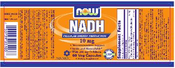 NOW NADH 10 mg - supplement