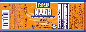 NOW NADH 10 mg - supplement