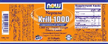 NOW Neptune Krill Oil 1000 mg - supplement