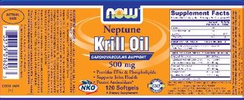 NOW Neptune Krill Oil 500 mg - supplement