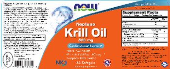 NOW Neptune Krill Oil 500 mg - supplement