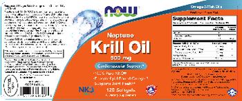 NOW Neptune Krill Oil 500 mg - supplement