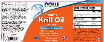 NOW Neptune Krill Oil 500 mg - supplement