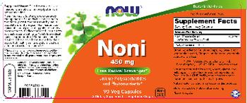 NOW Noni 450 mg - supplement