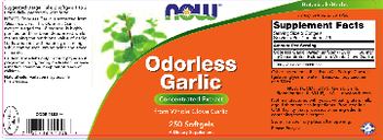 NOW Odorless Garlic - supplement