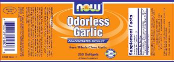 NOW Odorless Garlic From Whole Clove Garlic - supplement