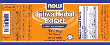 NOW Ojibwa Herbal Extract 450 mg - supplement