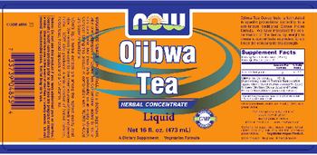 NOW Ojibwa Tea - supplement