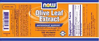NOW Olive Leaf Extract - supplement