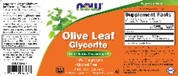 NOW Olive Leaf Glycerite - supplement
