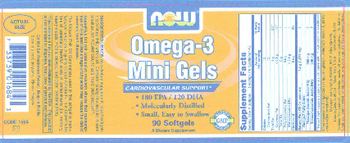 NOW Omega-3 Mini Gels - supplement