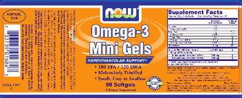 NOW Omega-3 Mini Gels - supplement