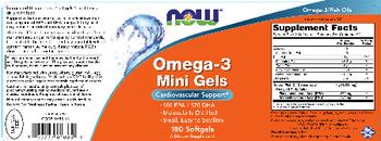 NOW Omega-3 Mini Gels - supplement