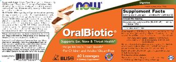 NOW OralBiotic - supplement