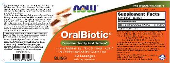 NOW OralBiotic - supplement