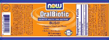 NOW OralBiotic - supplement