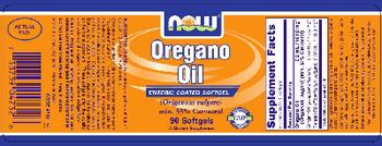 NOW Oregano Oil - supplement