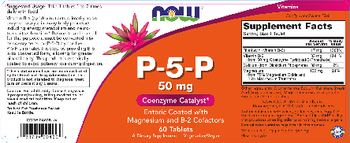 NOW P-5-P 50 mg - supplement