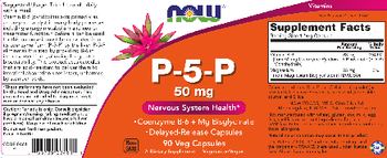 NOW P-5-P 50 mg - supplement