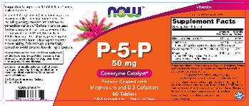 NOW P-5-P 50 mg - supplement