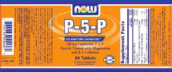 NOW P-5-P - supplement