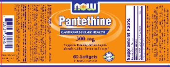 NOW Pantethine 300 mg - supplement