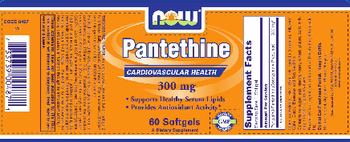NOW Pantethine 300 mg - supplement