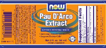 NOW Pau D'Arco Extract - supplement