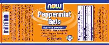 NOW Peppermint Gels - supplement
