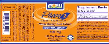 NOW Phase 2 Starch Neutralizer 500 mg - supplement