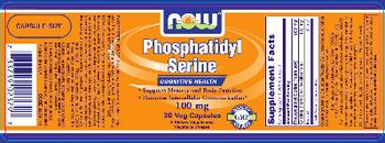 NOW Phosphatidyl Serine 100 mg - supplement