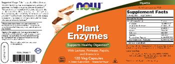 NOW Plant Enzymes - supplement