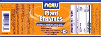 NOW Plant Enzymes - supplement