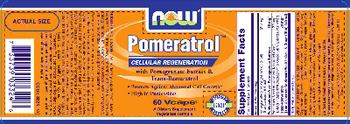 NOW Pomeratrol - supplement
