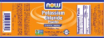 NOW Potassium Chloride Powder - supplement