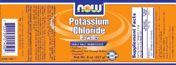 NOW Potassium Chloride Powder - supplement