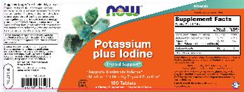 NOW Potassium Plus Iodine - supplement