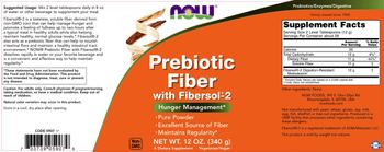 NOW Prebiotic Fiber with Fibersol-2 - supplement