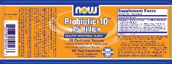 NOW Probiotic-10 25 Billion - supplement