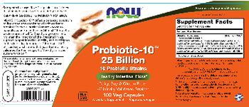 NOW Probiotic-10 25 Billion - supplement