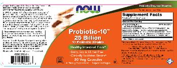 NOW Probiotic-10 25 Billion - supplement