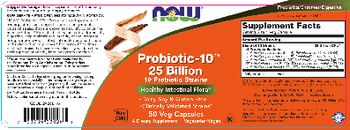 NOW Probiotic-10 25 Billion - supplement