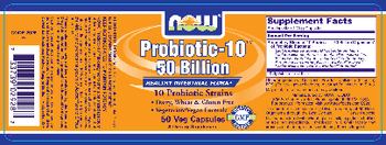 NOW Probiotic-10 50 Billion - supplement