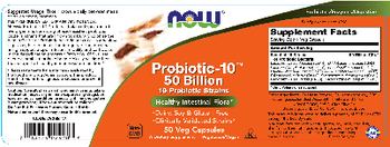 NOW Probiotic-10 50 Billion - supplement