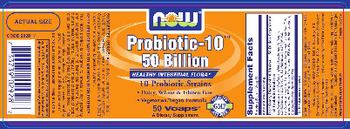 NOW Probiotic-10 50 Billion - supplement